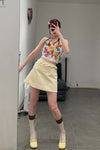 shushutong Elastic Double Skirt SS22SK02 Naked